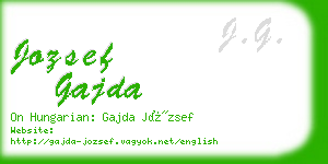 jozsef gajda business card